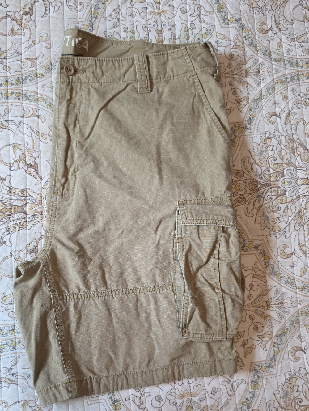 Nautica Men's Cargo Pants Tan